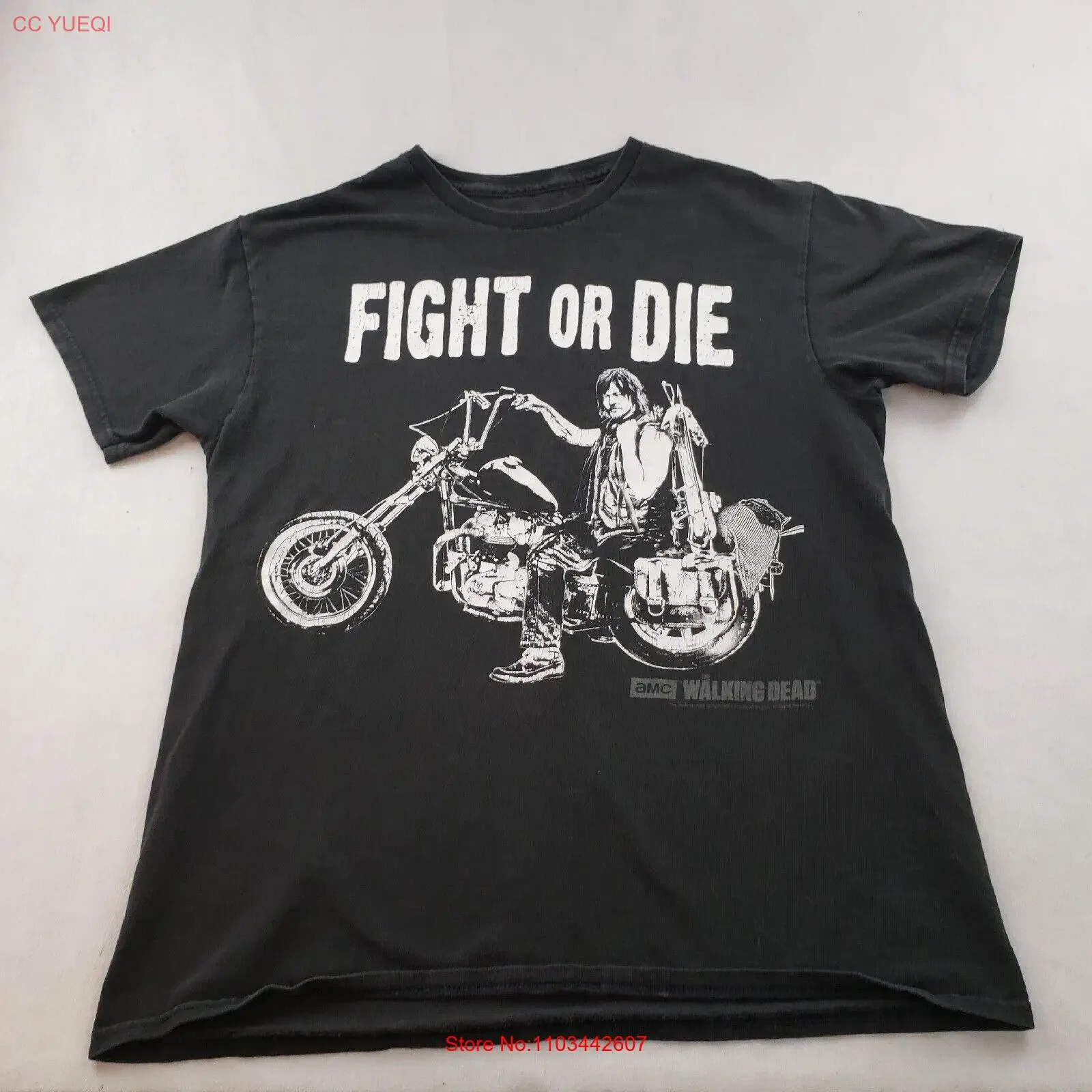 walking-dead-t-shirt-daryl-fight-or-die-hommes-m-vintage-lave-decontracte-etire-elegant-mode-haut-respirant-pour-un-usage-quotidien