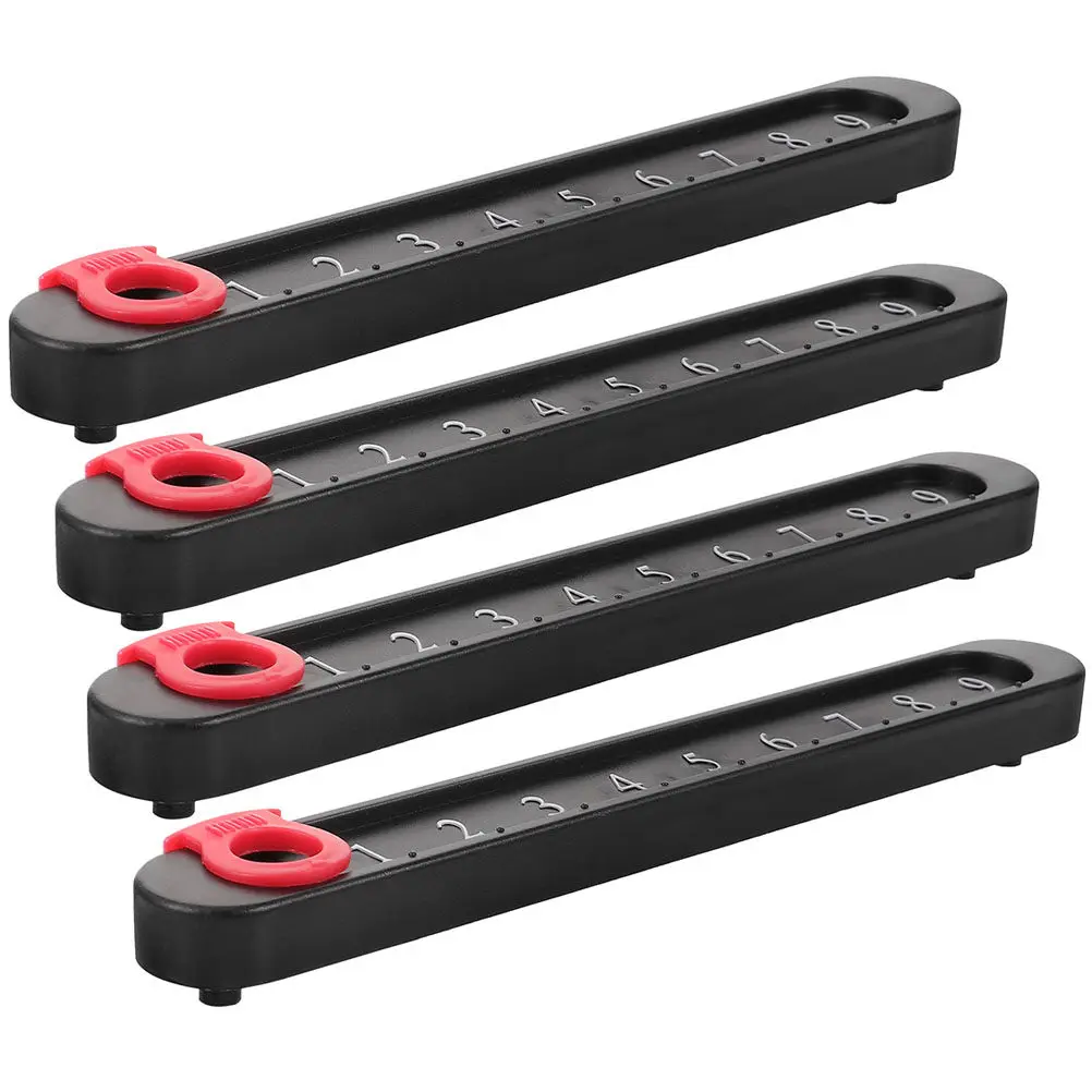 4Pcs Table Football Score Counters Foosball Scorekeeper Multifunctional Scoring Unit Device Portable Multiuse Markers
