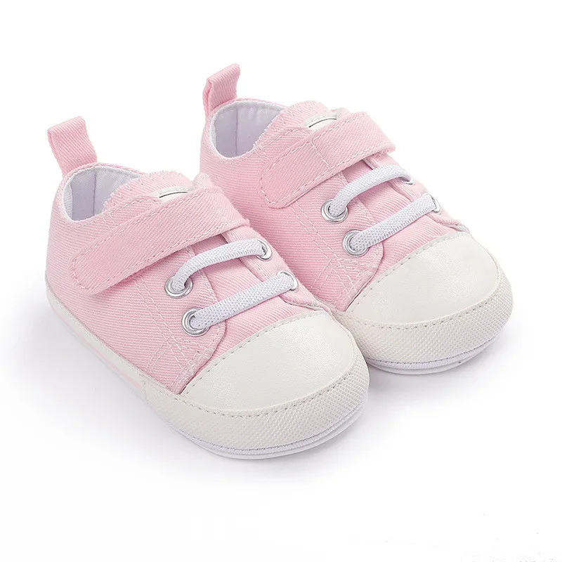 New Arrival Baby Boys Girls Shoes Canvas Print First Walker Infant Toddler Anti-Slip Prewalker