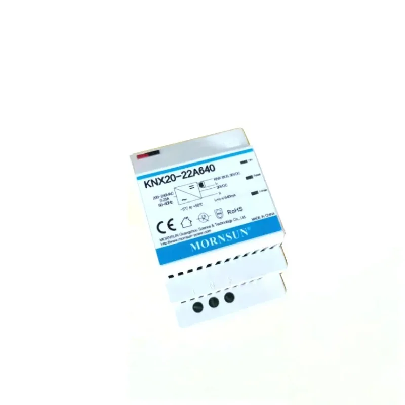 KNX20-22A640 AC-DC KNX Bus Power Supply 19.2W 30V640mA Isolated 4KV