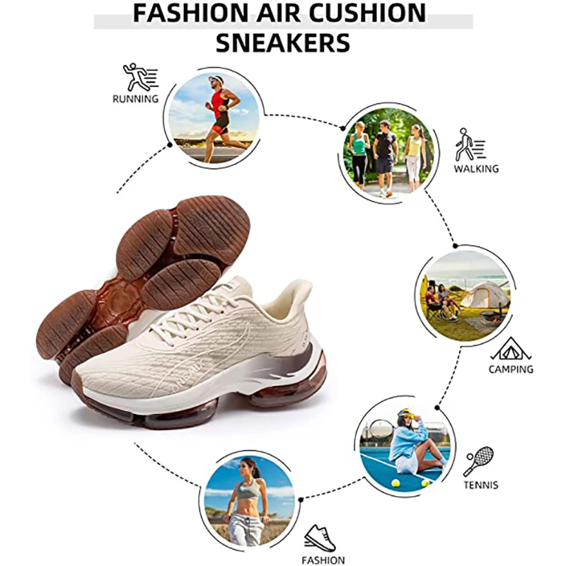 ONEMIX Air Cushion Shoes Training Women Running Sneakers 2023 Professional Marathon Sneakers Fitness da uomo