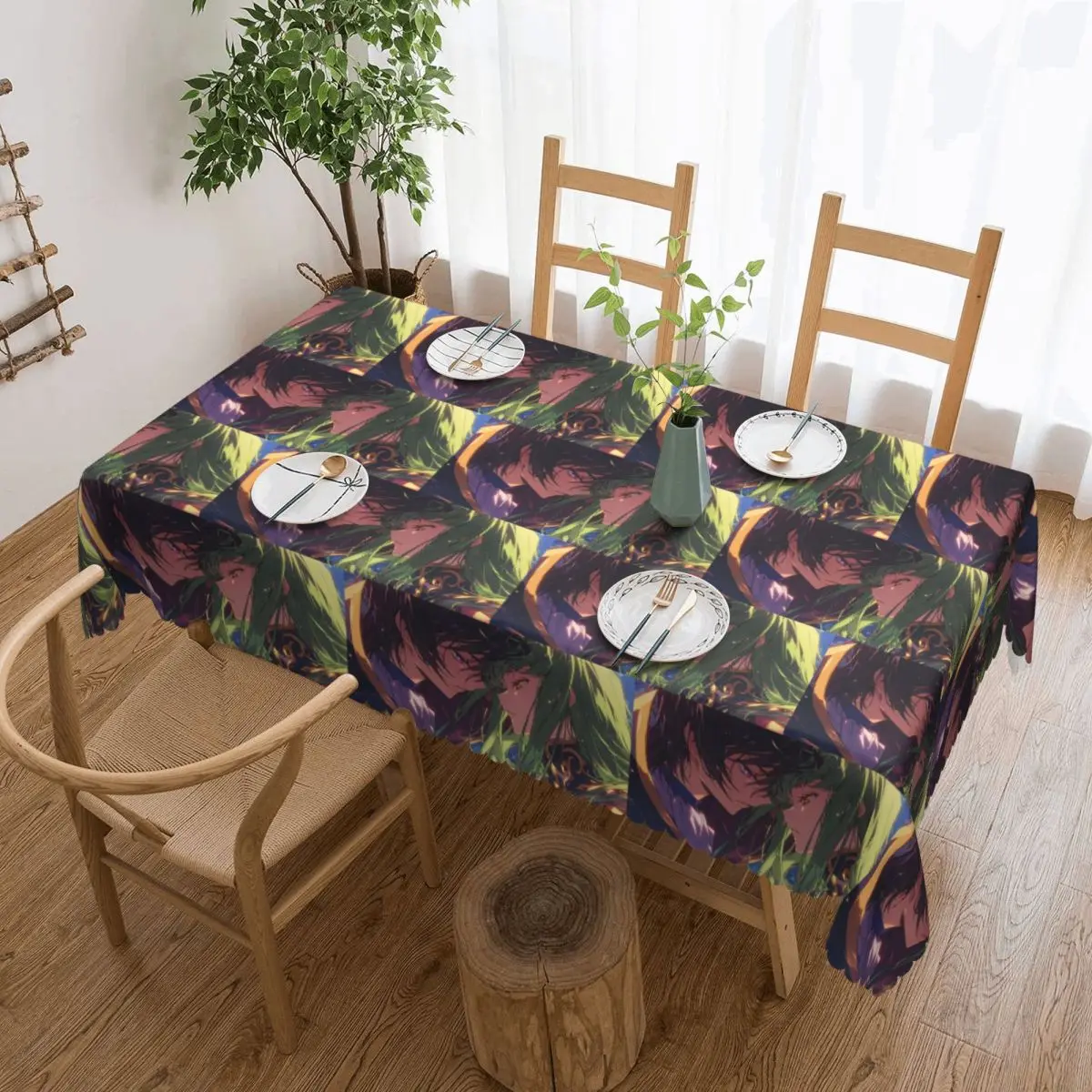 Anime Code Geass Tablecloth Restaurant Kitchen Rectangular Tablecloth Festival Party Decorations Tablecloth Outdoor Table Cover