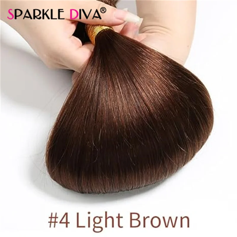 Sophia-Cheveux Raides Originaux pour Femme, Extensions de Cheveux Humains, Brun Chocolat Foncé, Brut, 100% Naturel, Pas Cher, 8-40 ", 3 Bundles, 4 Bundles