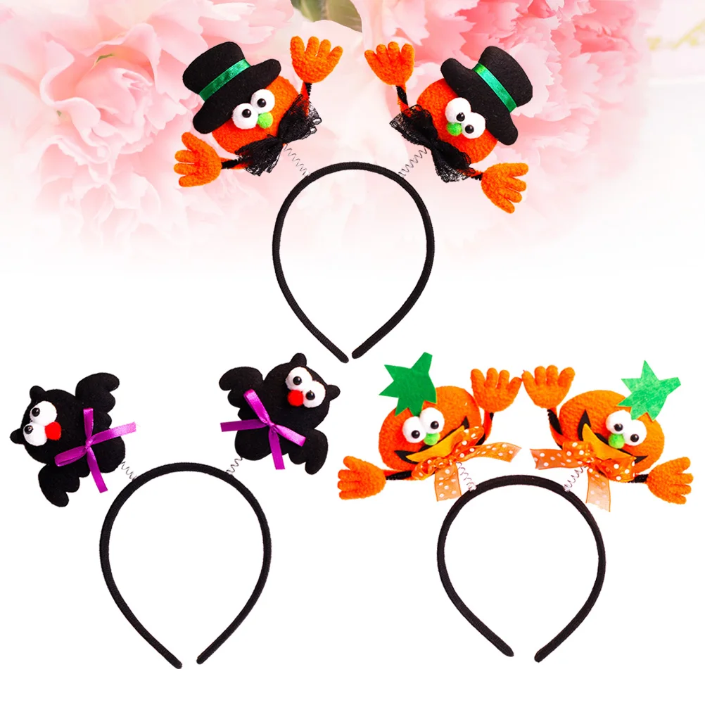 

3 Pcs Light Headband Halloween Costume with Boppers Costumes Bands Cosplay Prop
