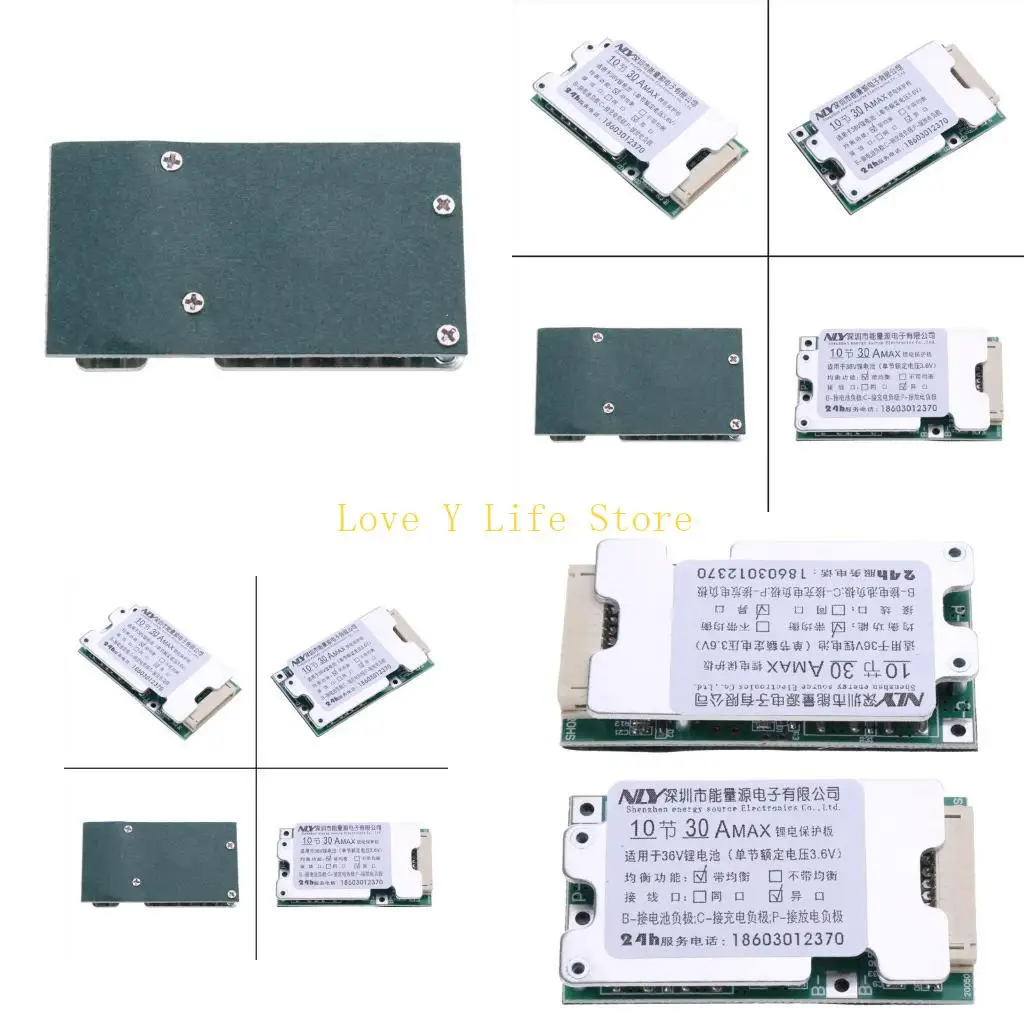 

L74C 10S 36V 30A Li-ion Lithium 18650 Battery for Protection Board PCB Board