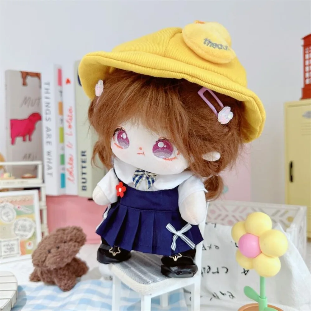 

1 set Kindergarten 20cm Cotton Clothes Yellow Duck Denim Skirt Cotton 's Clothes Mini Outfit No Attribute Clothes
