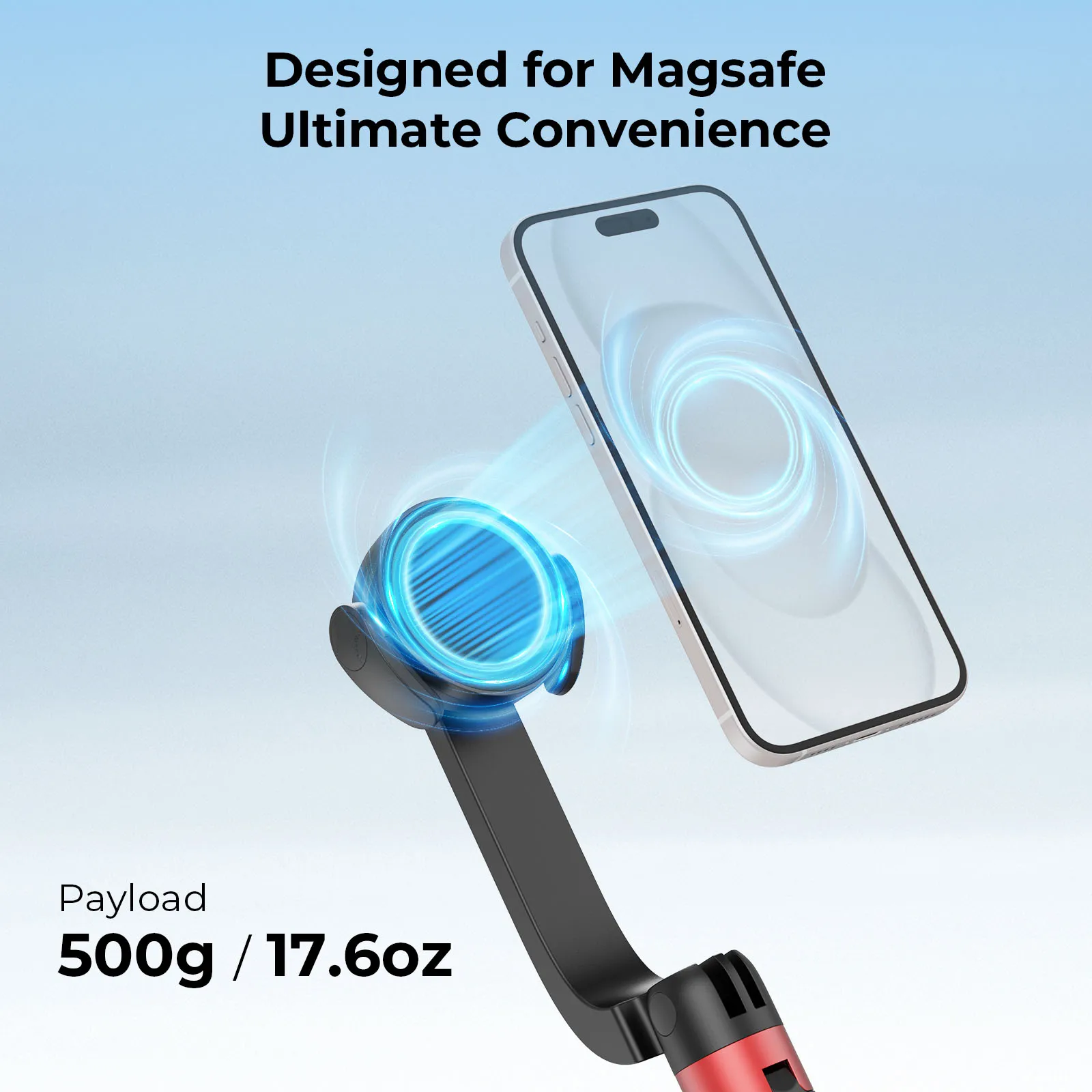 Suporte de tripé de telefone magnético SmallRig com controle remoto, vara selfie portátil, Magsafe para iPhone 12 13 14 15-4731, ST-25 Pro