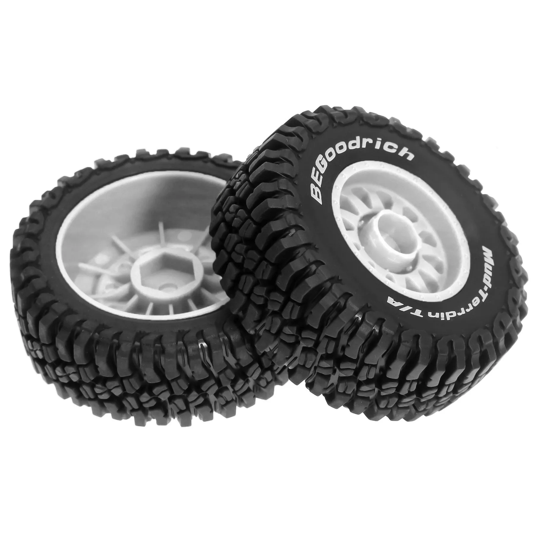 레이싱 트럭 타이어 고무 타이어 12mm 헥스 1/14 1/16 RC 자동차 ARRMA MOJAVE HPI HSP 타미야 MJX 14211 HBX 3100a Q130c SCY Wltoys용