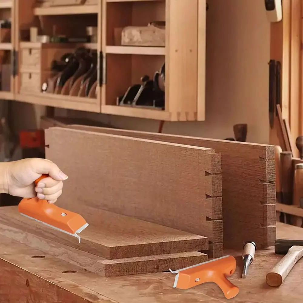 3-in-1 Woodworking Edge Trimmer Multifunctional Universal Deburring Scraper Manual Trimming Chamferer Tools Wooden Boards