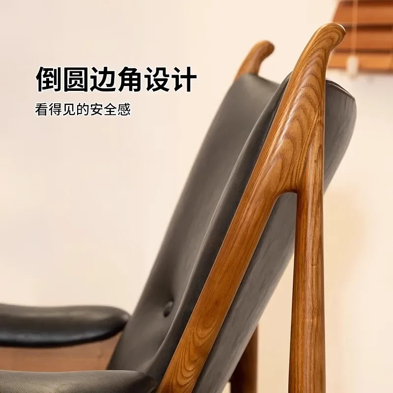Chief chair, single leather sofa chair