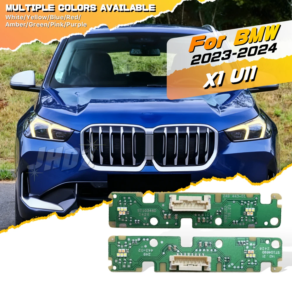 

Желтые светодиодные платы Angel Eyes DRL 63115A64445 для BMW X1 U11 U12 2023-2024, светодиодные дневные ходовые огни 63115A64446