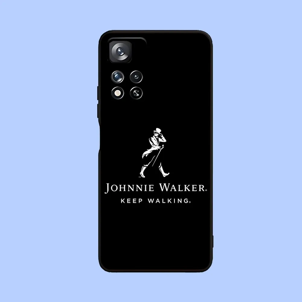 J-Johnnie Walker Logo Phone Case For Samsung Galaxy A13,A21s,A22,A31,A32,A52,A53,A71,A80,A91 Soft Black Cover