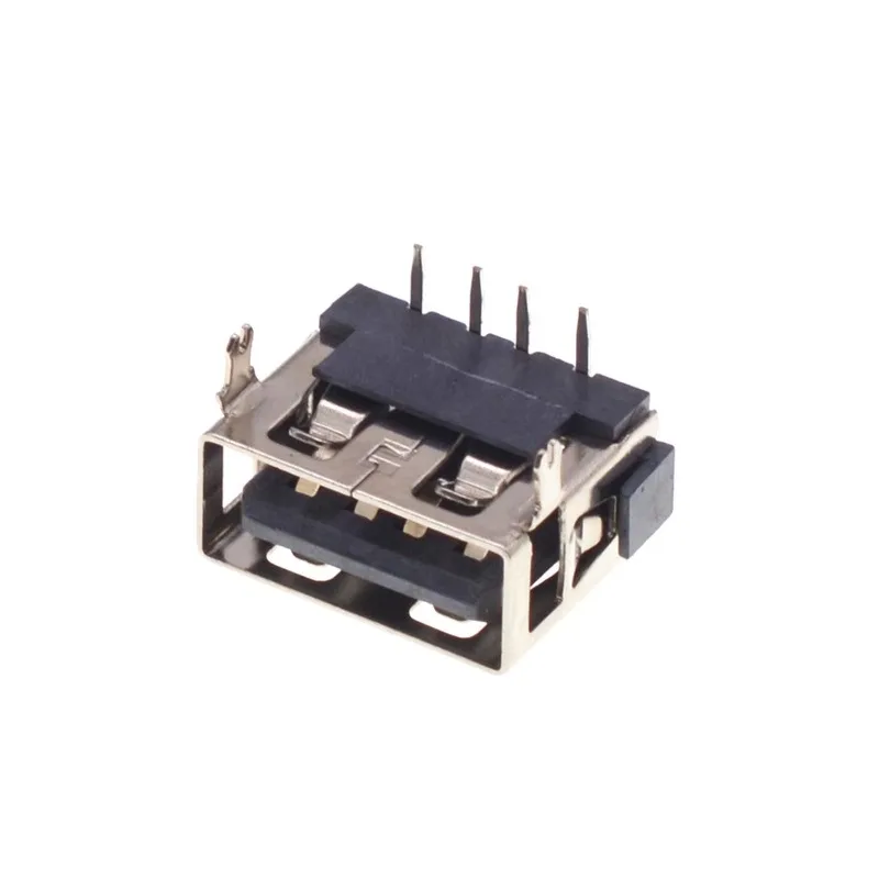 8PCS-USB 2.0 Connector Type A Female 90⁰  Widely Used In Computer Adapter Power Plug To Support Charging Data Transmission