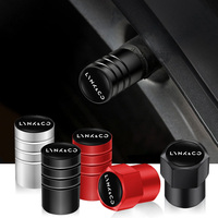 4Pcs Aluminium Alloy Car Valve Cap Dust Cover Auto Accessories For LYNK&CO 01 08 02 03 Phev 03+ 05 06 09 07 PHEV 09 MHEV