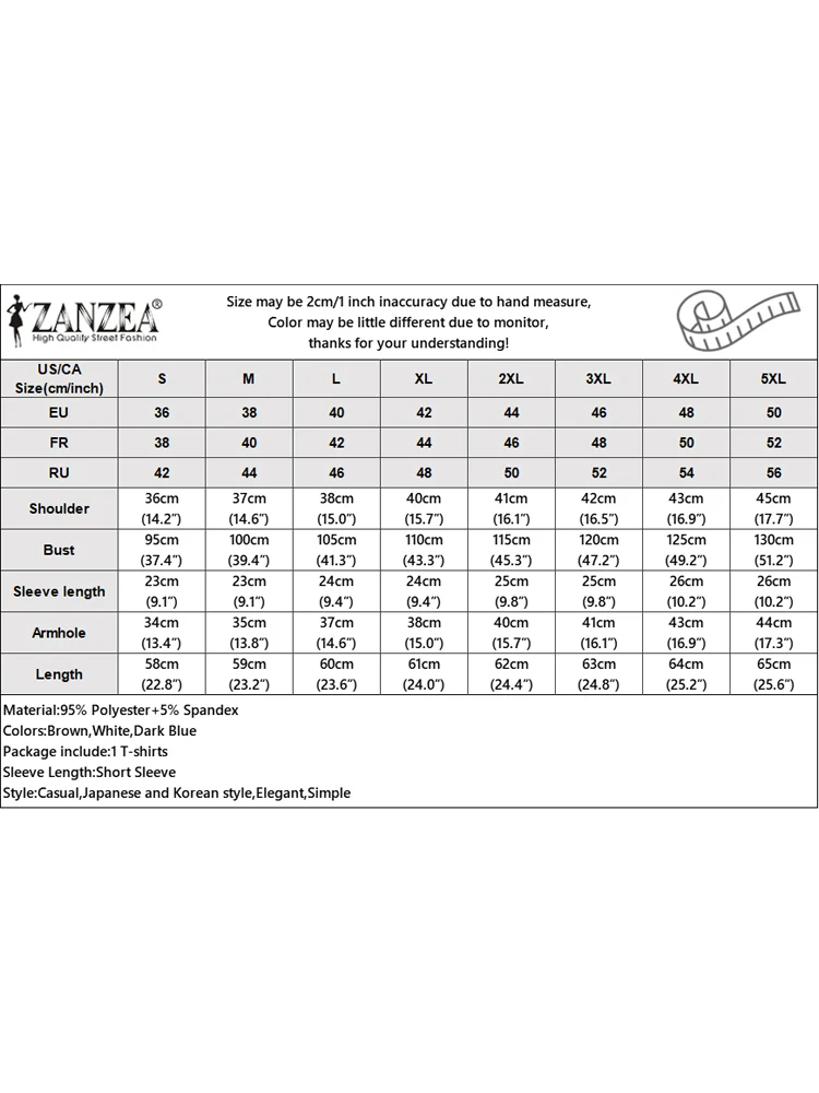 ZANZEA Women Summer T-Shirt Vintage Fashion Striped Short Sleeve Tee Korean Round Neck Patchwork Tunics 2024 Casual Knitted Tops