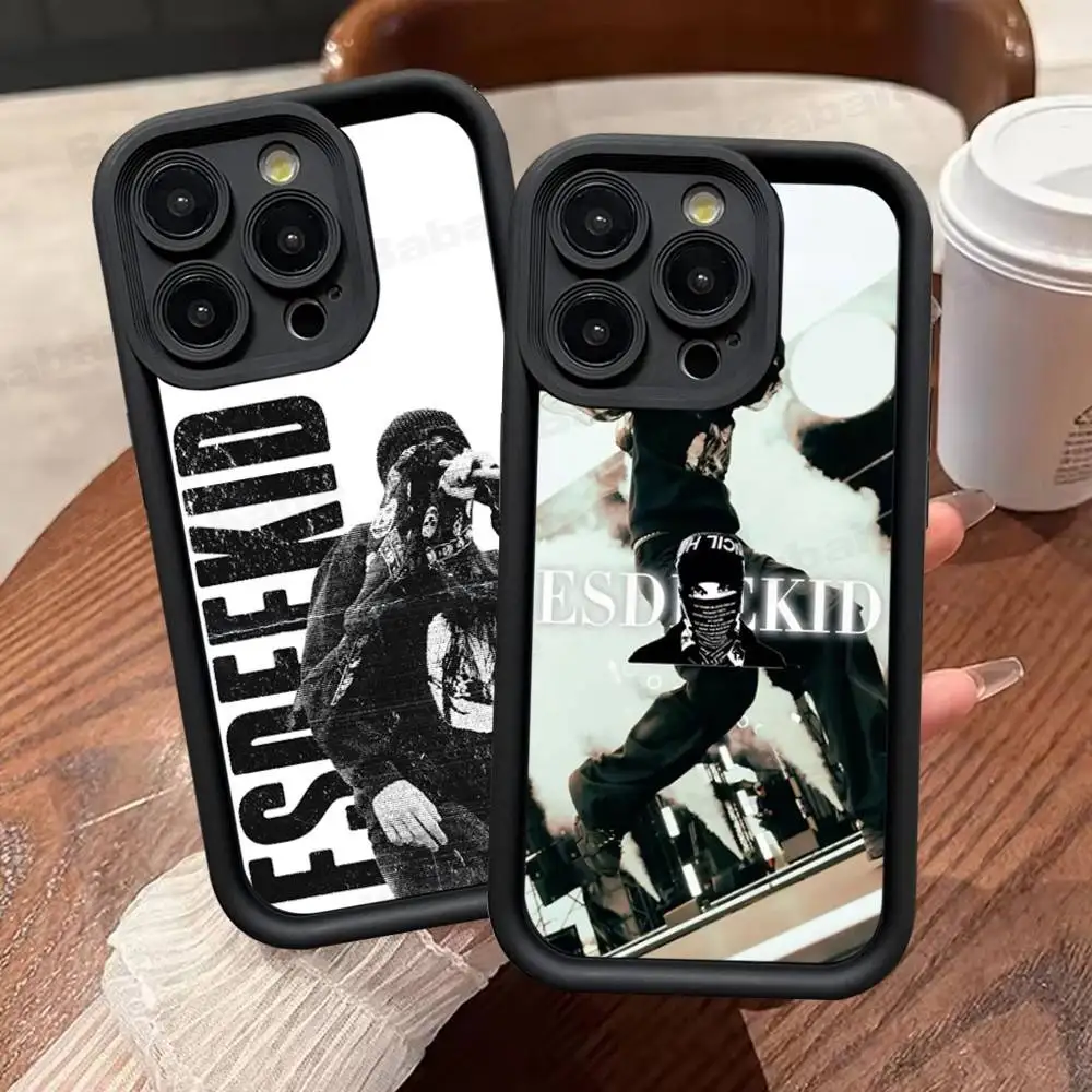 Чехол для телефона Singer E-EsDeeKid для iPhone 17 16 15 14 13 12 11 Pro Max, мягкий, противоударный