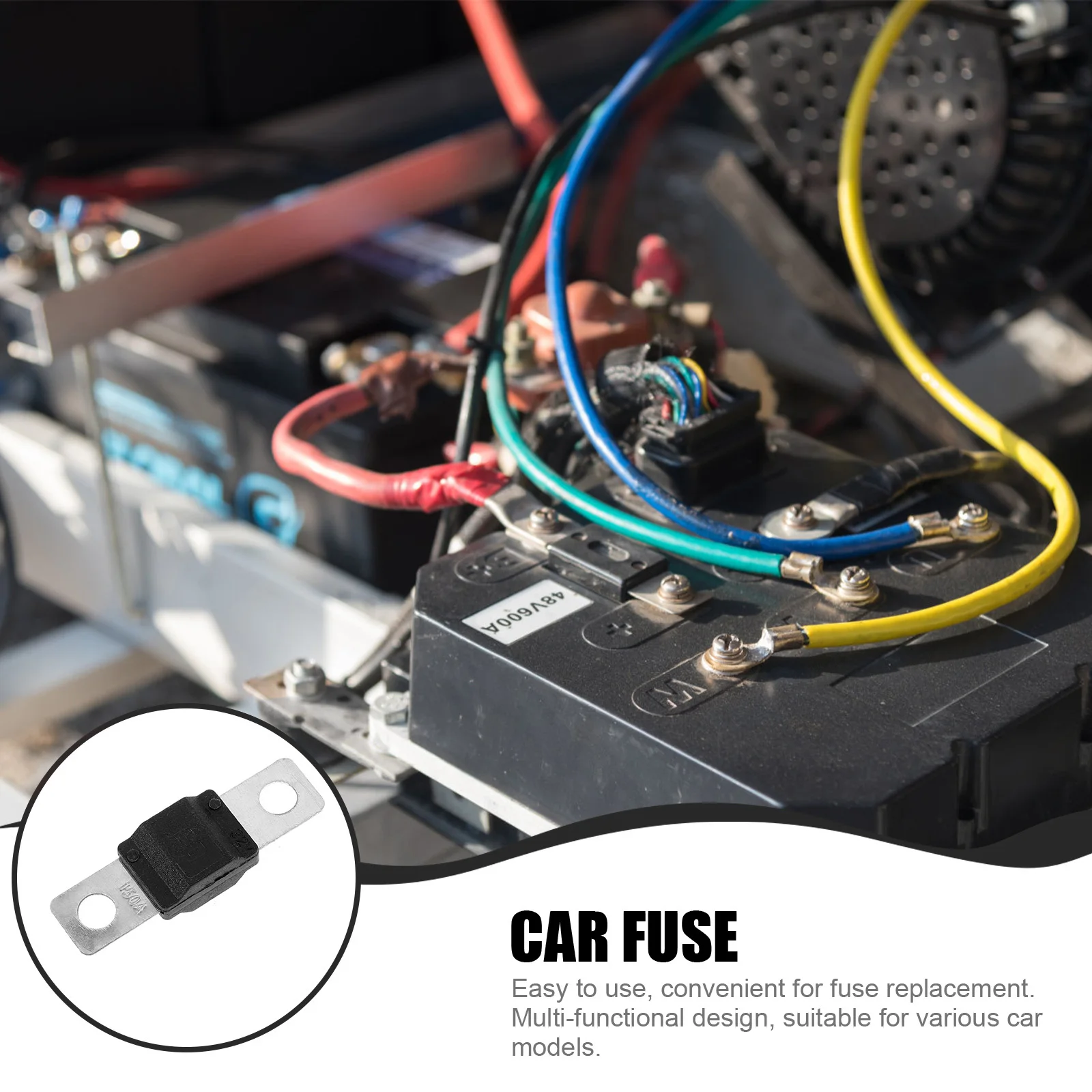 

3Pcs Bolt-on Fuse Car 150a Long-Lasting Automotive Replacement Fuse Kit Auto Electrical Accessories Automotive Accessory,