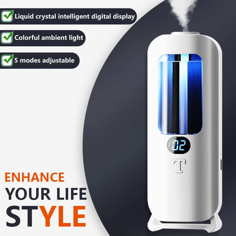 ناشر عطري قابل لإعادة الشحن 5 أوضاع ماكينة توزيع الزيوت العطرية محلية الصنع لرائحة غرفة السيارة المنزلية