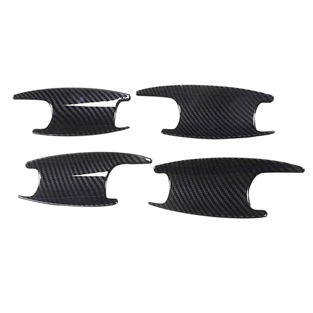 

4 шт. углеродное волокно, наружная дверная чаша автомобиля, накладки на чашку для Mercedes-Benz GLB200 180 2020-2021
