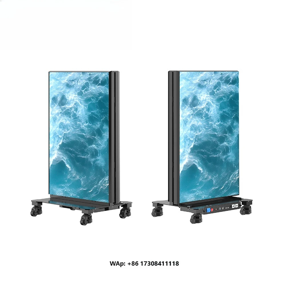 SaiRui P1.8 P2.5 GOB Seamless Splicing Portable Smart Advertising LED Screen Digital Indoor LED Poster Display for Events