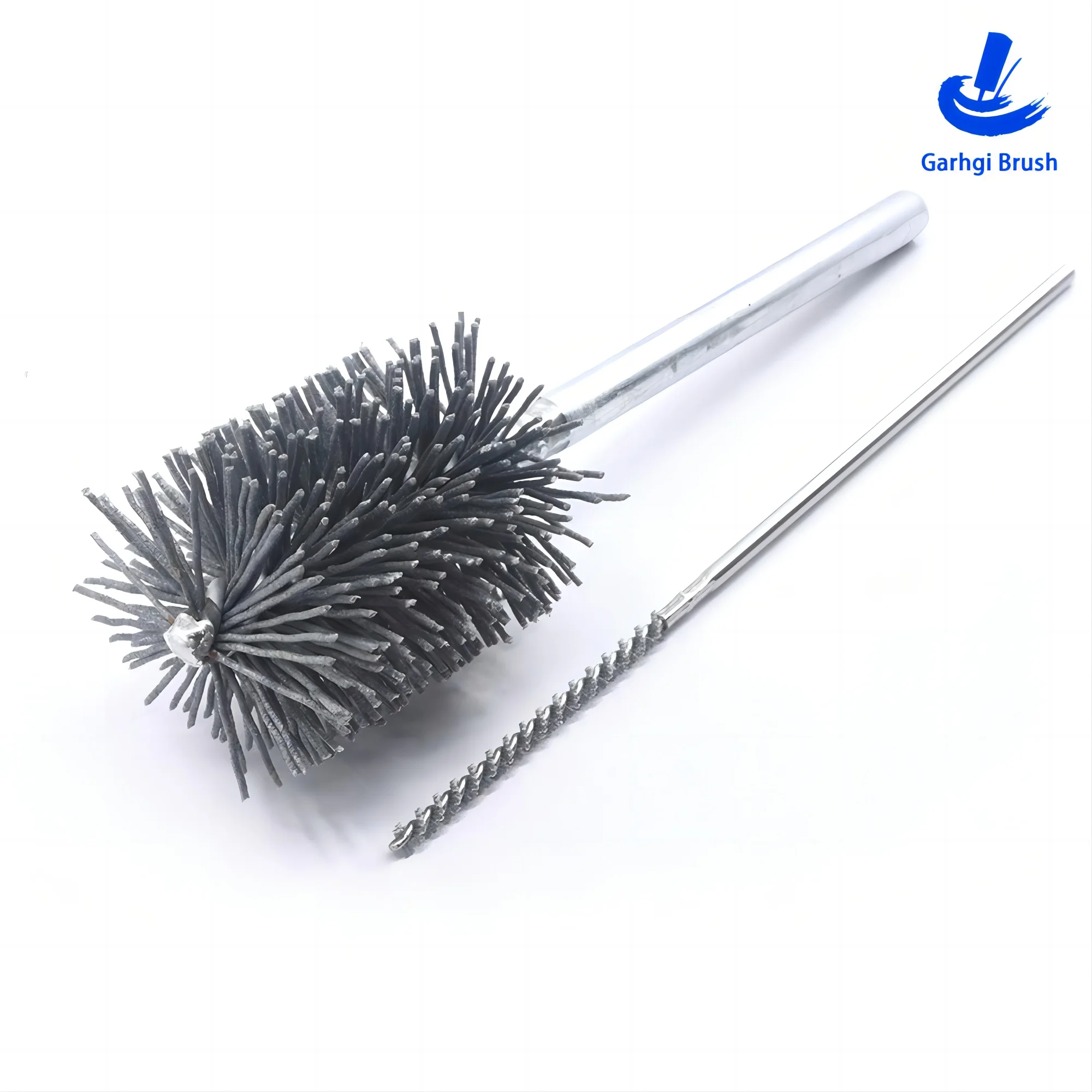 240Grit Abrasive Nylon Tube Brushes Silicon Carbide Bore Polishing Deburring Surface Finishing Rust Removal Cleaning Power Drill