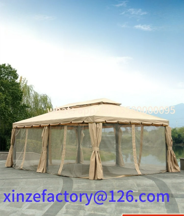 

Be suitable for outdoor canopy shading aluminum alloy activity hotel transparent stall four corners tent umbrella customizable