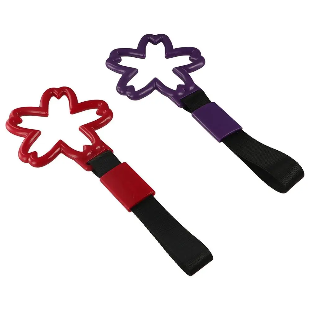 Static Belt Bumper Supplies Car Tow Strap Decorative Car Hand Pull Ring Rear Bumper Warning Ring Car Handrail Belt Handle Strap