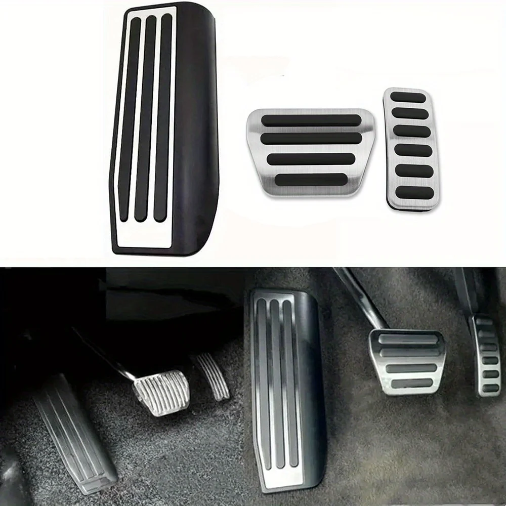 Car Gas Accelerator Brake Foot Rest Pedal Cover Pad for Land Rover Range Rover/ Sport 2013-2021,Discovery 5 2017-2021 Pedal Pad