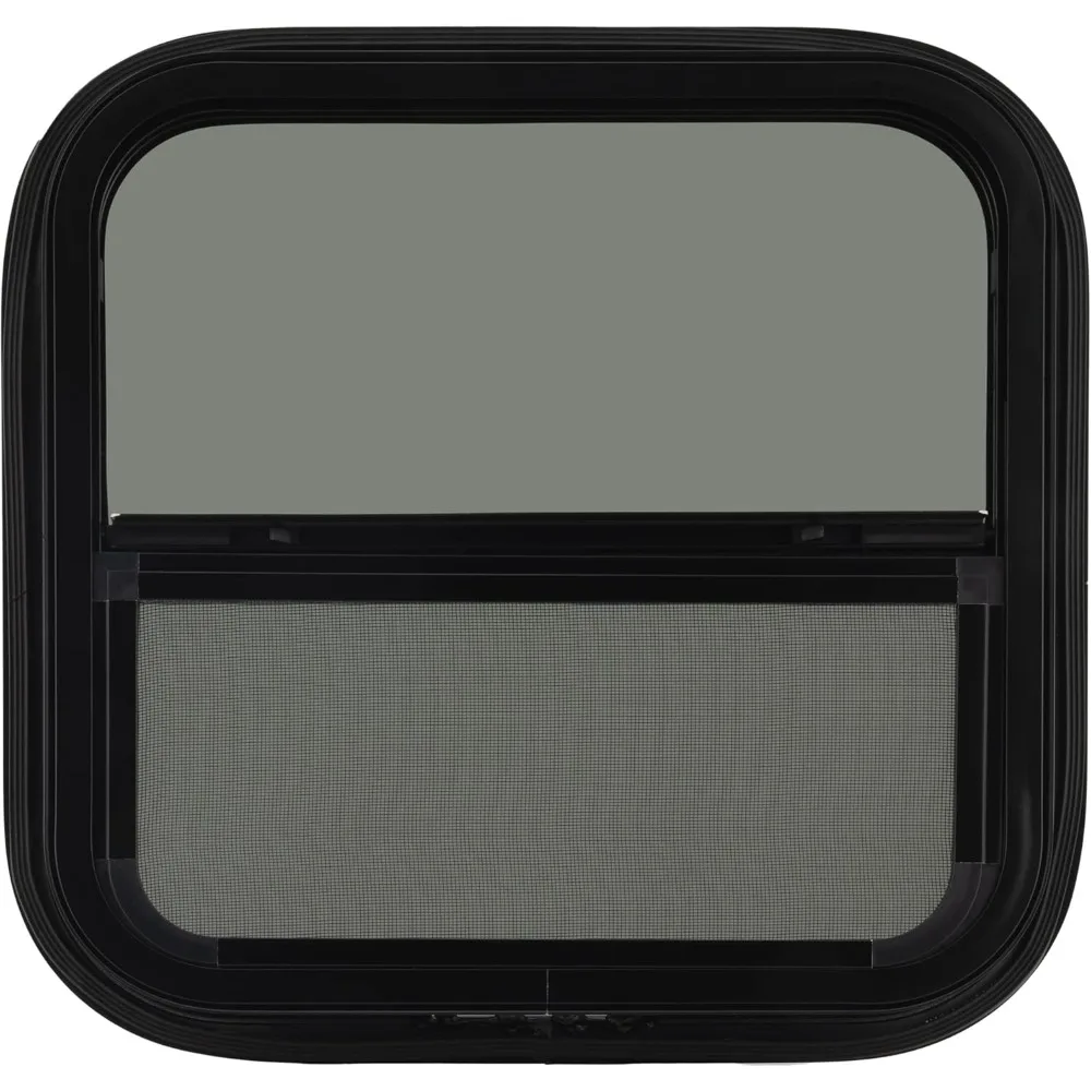 استبدال نافذة RV ذات الشريحة العمودية على شكل دمعة، 18 وات × 18 ساعة، صنع في الولايات المتحدة الأمريكية، اختياري 1.5 حواف #6