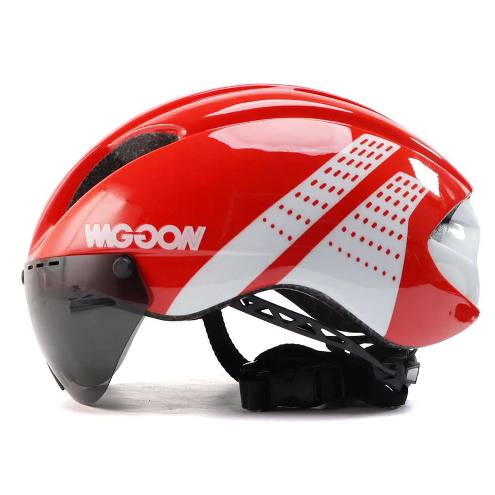 Road Aerodynamics Bike Helmet Women Men Racing Mtb Bicycle Helmet Outdoor Sports Safety Protection Helmets With Magnetic Goggles