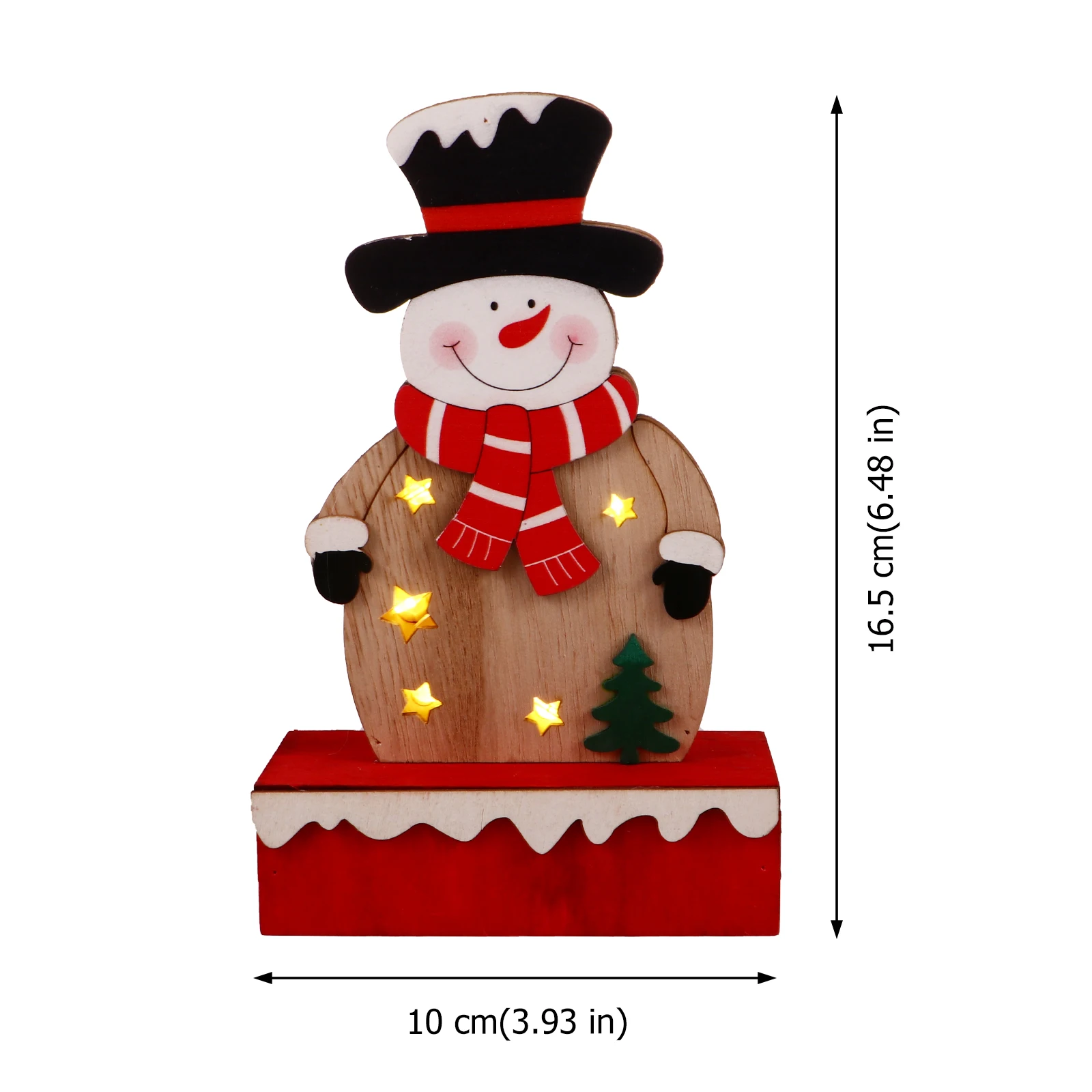 

Wooden Snowman Lamp naments Festive Tabletop Decoration Warm Light Christmas Party Living Room Bedroom Xmas Accessories Premium