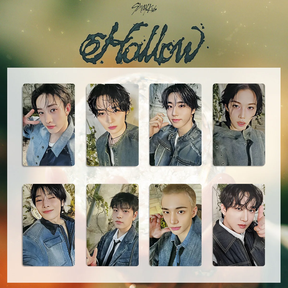 بطاقة صغيرة محيطية لجولة Straykids skzoo Shizuoka هدايا محيطية لمروحة بطاقة إصدار محدود أسبوعيًا