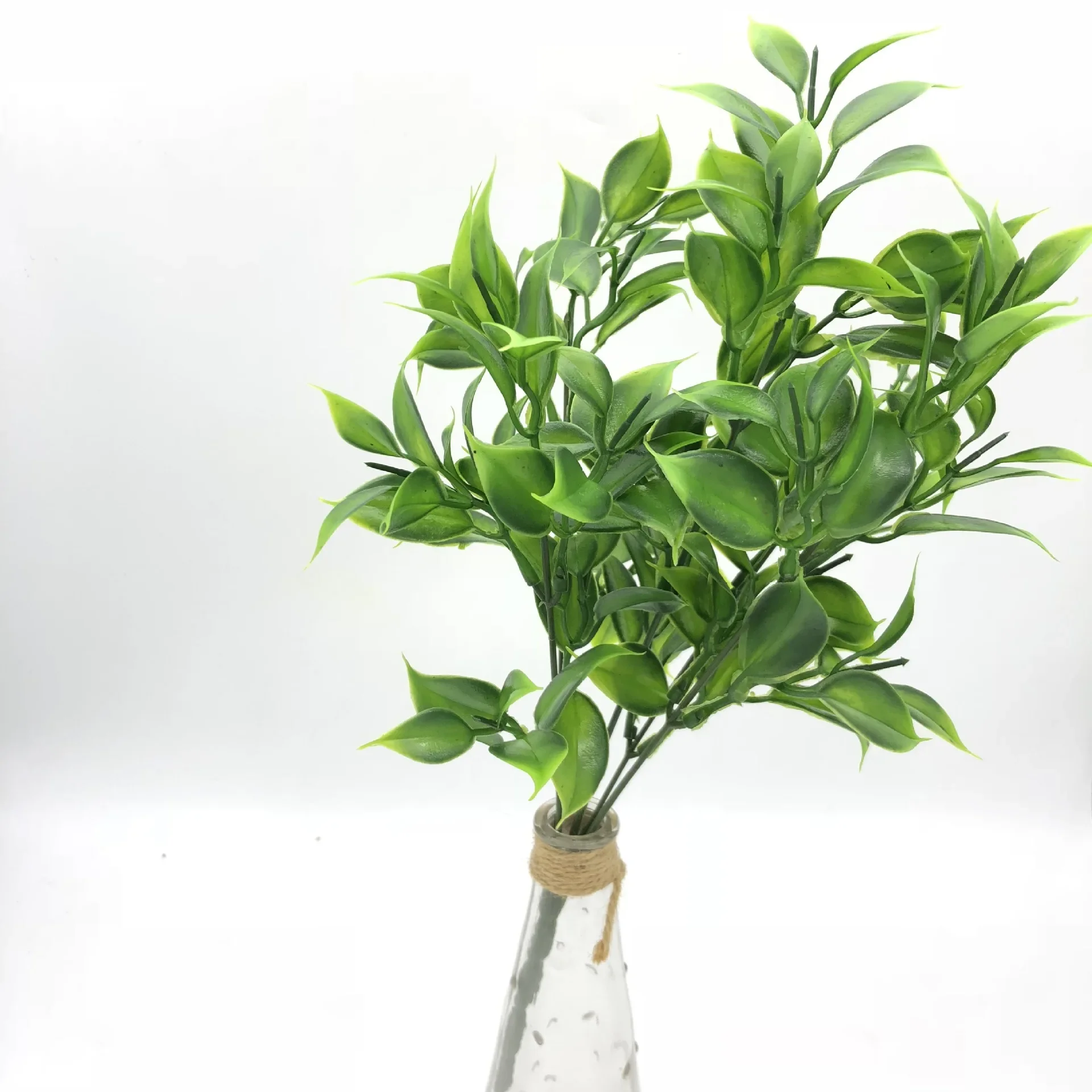 5 branches green artificial plants for garden bushes fake grass eucalyptus orange leaves faux plant for home shop decoration