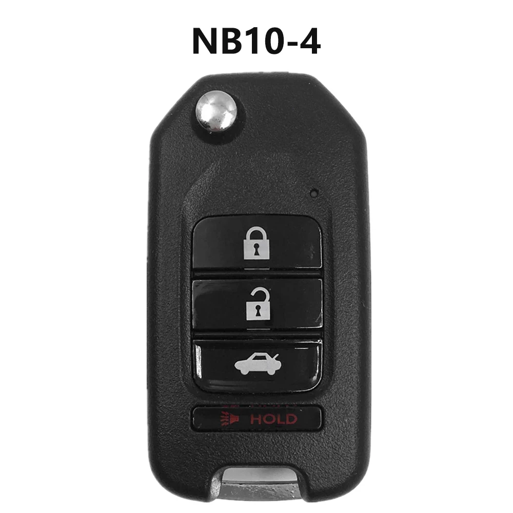 

5PCS KEYDIY NB10-4 4 Buttons KD900/KD-X2/KD MINI Key Programmer NB Series Multifunction Remote Car Keys for Honda