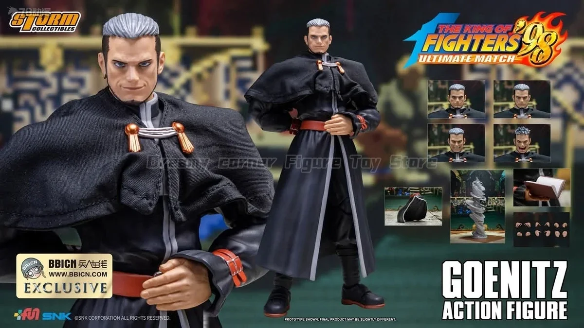 【In Stock】Storm Collectibles THE KING OF FIGHTERS '98 ULTIMATE MATCH Leopold Goenitz 1/12 Action Figure Toys