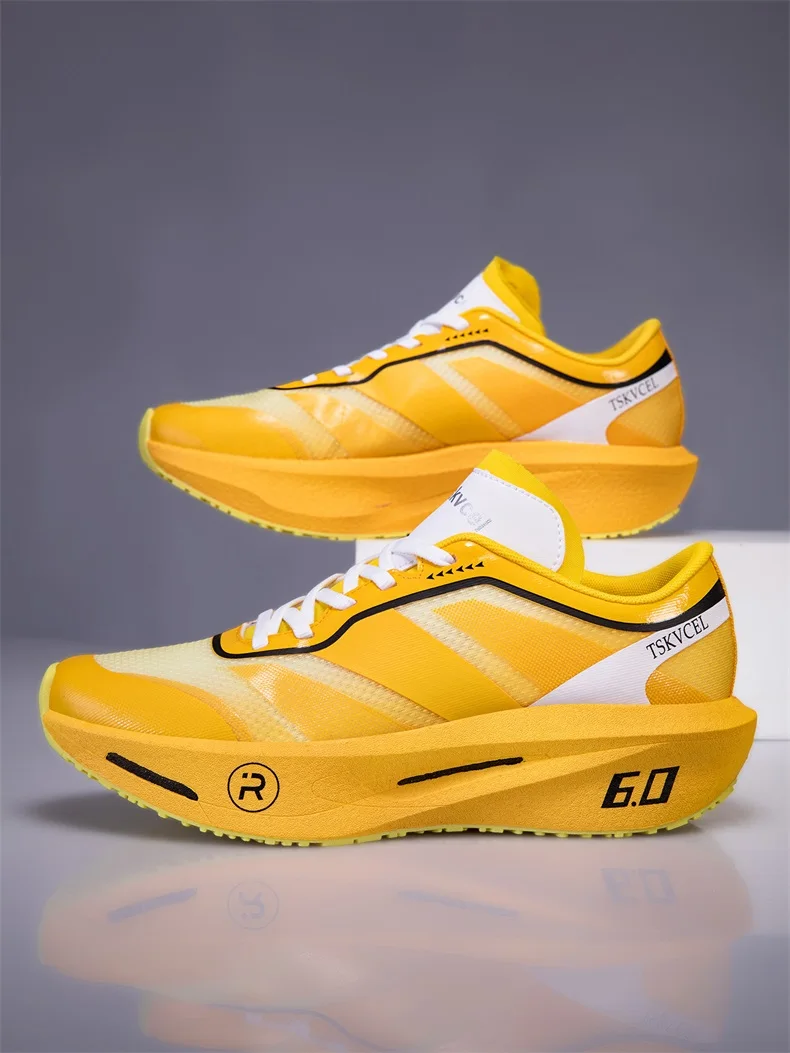 Marathon-Laufschuhe für Herren, Athletische Spezialität mit Carbonplatte, Trend-Sneakers, Leichte Atmungsaktive Sportschuhe für Damen – Detail 23