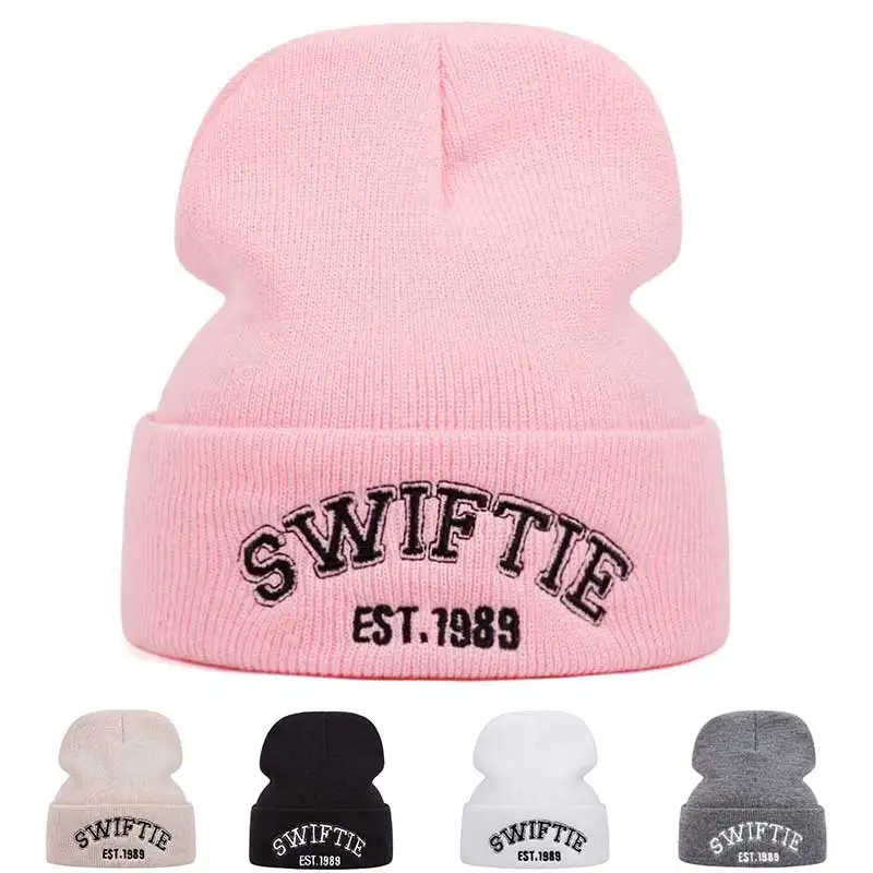 SWIFTIE 1989 Knitted Hat Hip hop Warm Winter ski Beanie Knit Cap Skullies & Beanies Unisex fashion outdoor caps