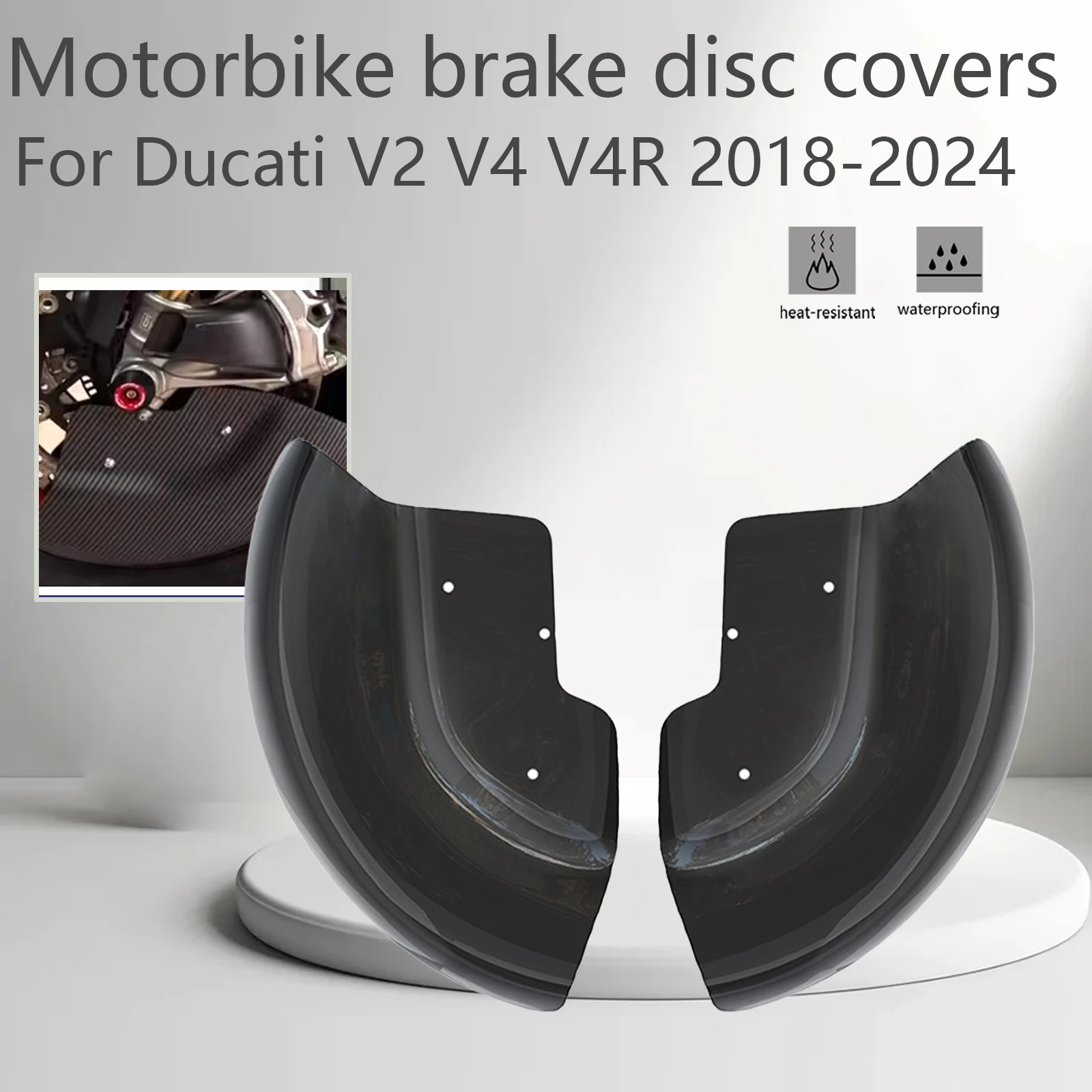 Motorcycle Accessories Modification Wheel covers brake disc covers radiators Front Caliper For Ducati V2 V4 V4R 2018-2024