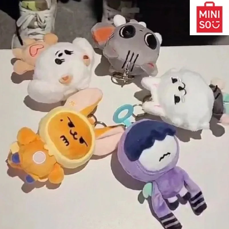 TXT Dolls Kpop Cute Soobin Beomgyu  Same Keyrings Tutu Bar Two-Bar Doll Keychain Rings  Bag Pendant