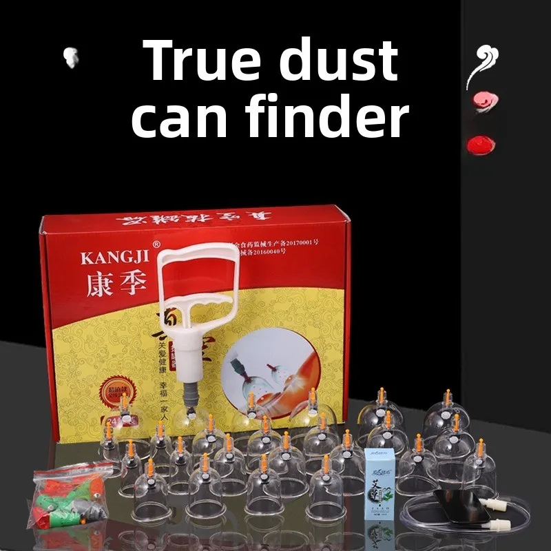 

Домашний вакуумный баночный набор из 24 предметов с насосом, многоразовое облегчение боли и восстановление тела, портативный комплект для домашнего использования