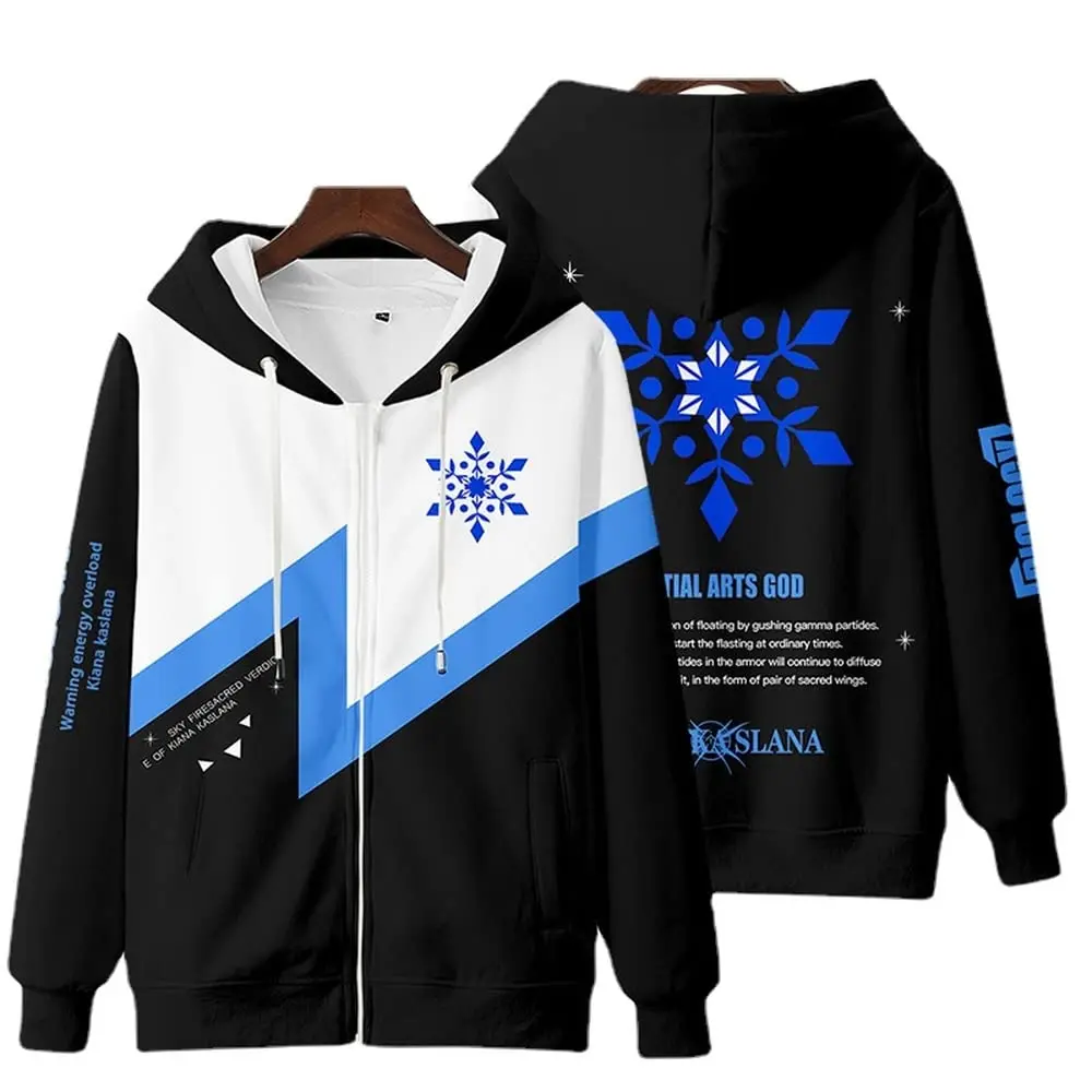 2022 Honkai Impact 3 Anime Hoodie Long Sleeve Men Women Hooded Sweatshirt Harajuku Streetwear Clothes