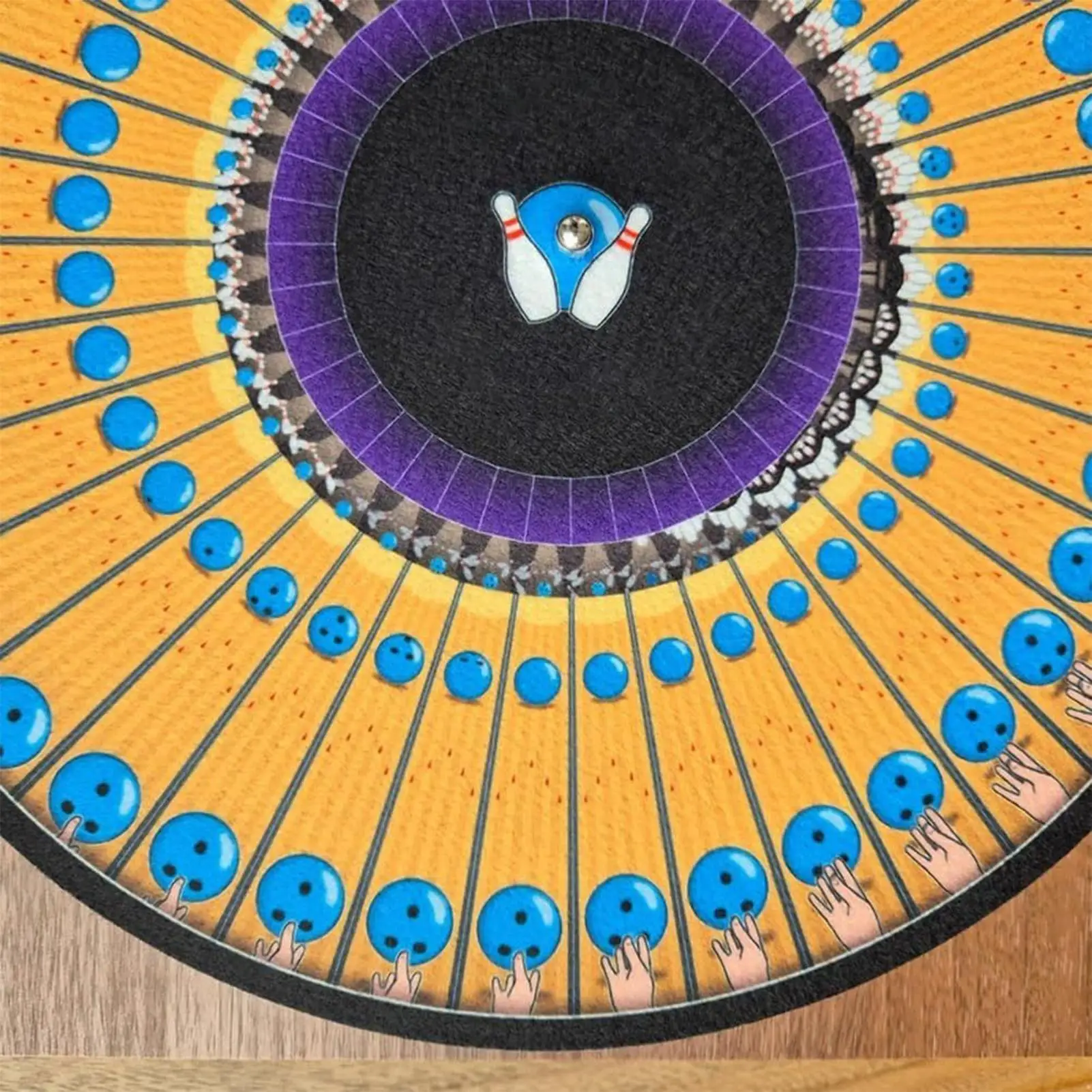 12inch Record Mat Anti-Slip Felt Visual Effect Pad Optical Illusion Record Turntable Slipmat for Dj Music Lovers Turntable Mat image 6