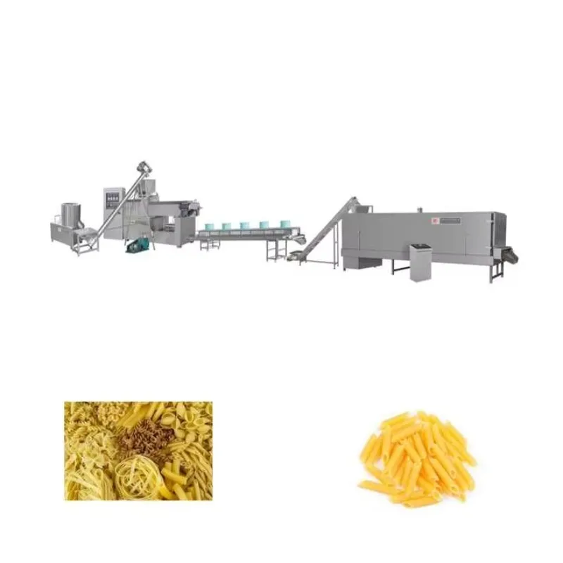 New Type Italian Pasta Macaroni Processing Machinery Engine Motor PLC Pump-Stainless Steel CE Certified 120-150kg/h Capacity