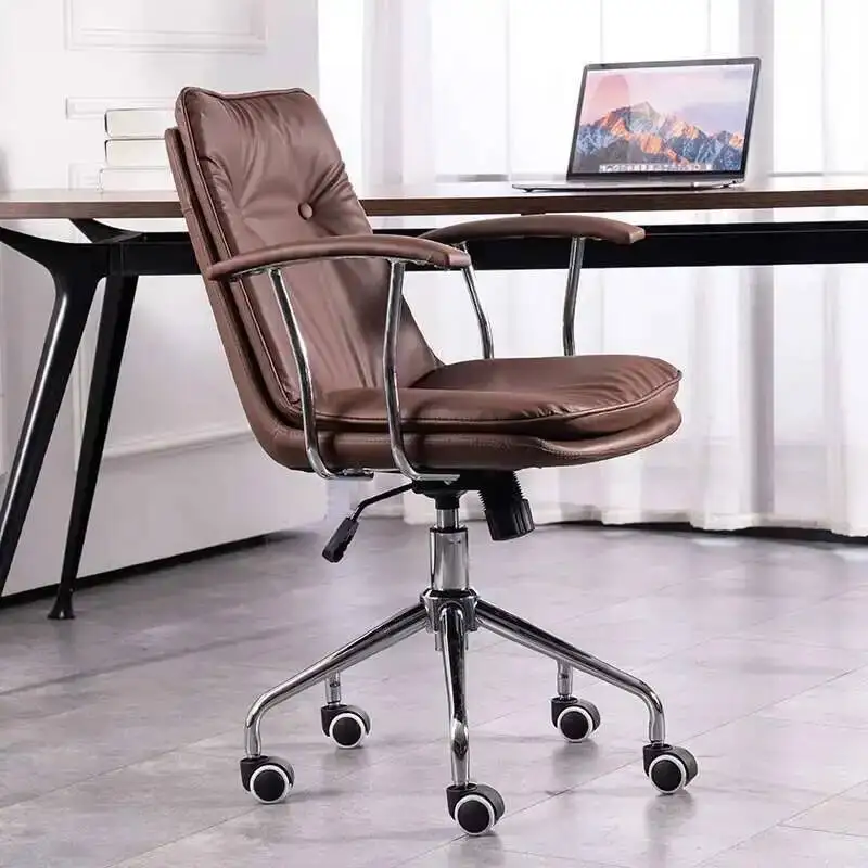 

Comfortable Swivel Desk Office Chairs Backrest Work Lift Office Chairs Computer Home Chaise Lounges Salon Furnitures QF50BG