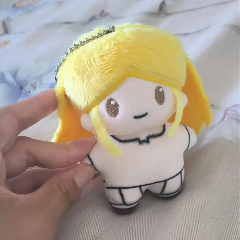 LLavero de peluche con colgante de cuerpo de estrella de mar de dibujos animados De niña pequeña, juego de Anime, regalo de Cosplay, 10CM