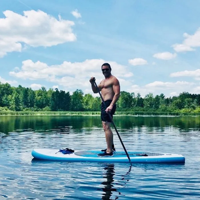 تصميم جديد مادة غرزة قطرة قابلة للنفخ لوحات مجداف وقوف قابلة للنفخ تتضمن لوح ركوب الأمواج #2