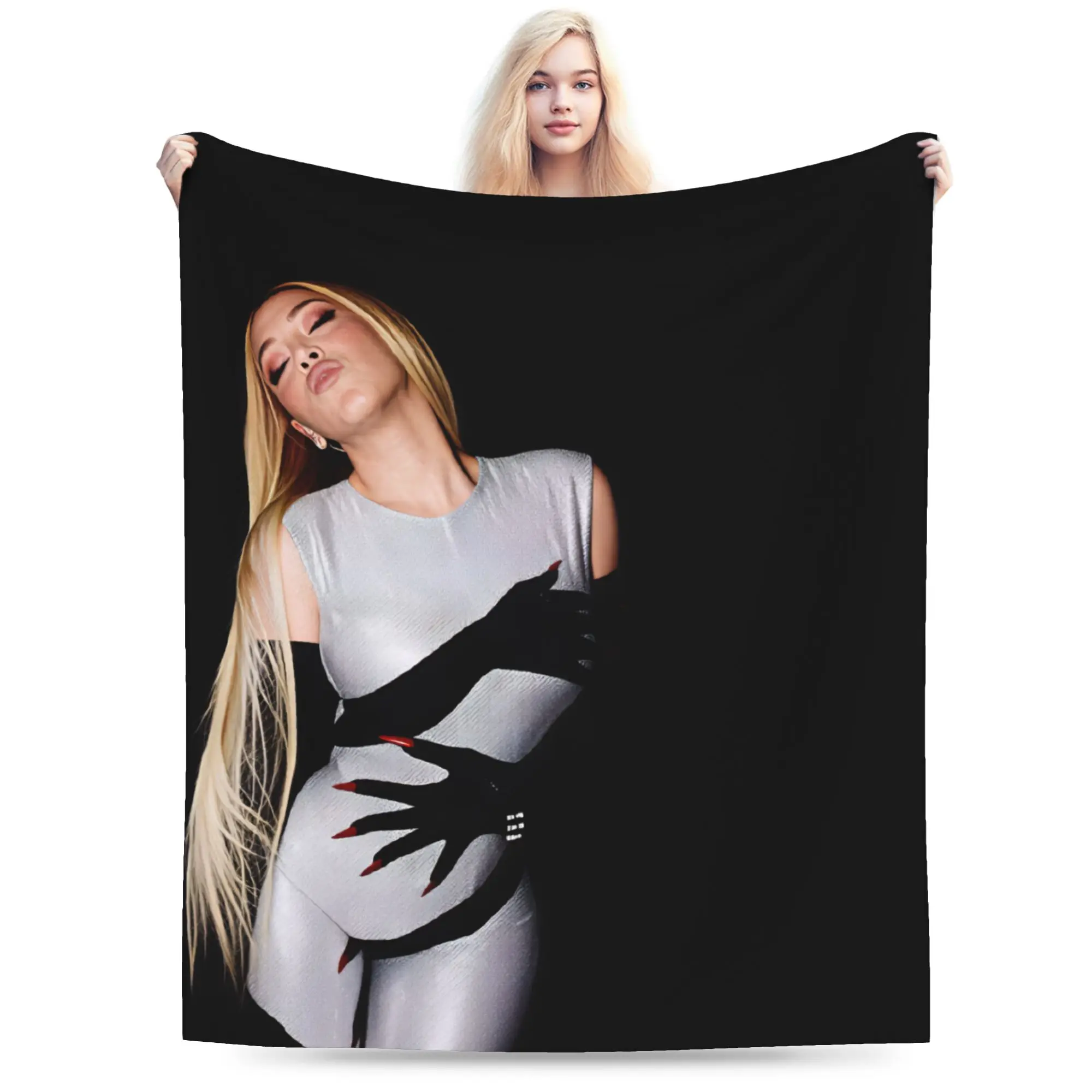 Pop Music Beyonce  Blanket Quality Soft Warm  Bedding Throws Autumn Children Bedroom Aesthetic Bedspread