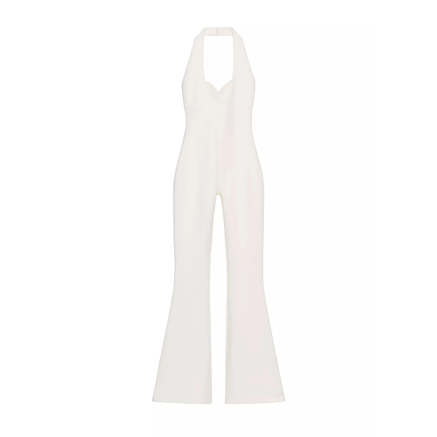 Dwustronny kombinezon z materiału Bell Bot, nowość na jesień 2025, elegancki damski kombinezon z wysokim stanem, długie spodnie, do pracy, elegancki kombinezon.