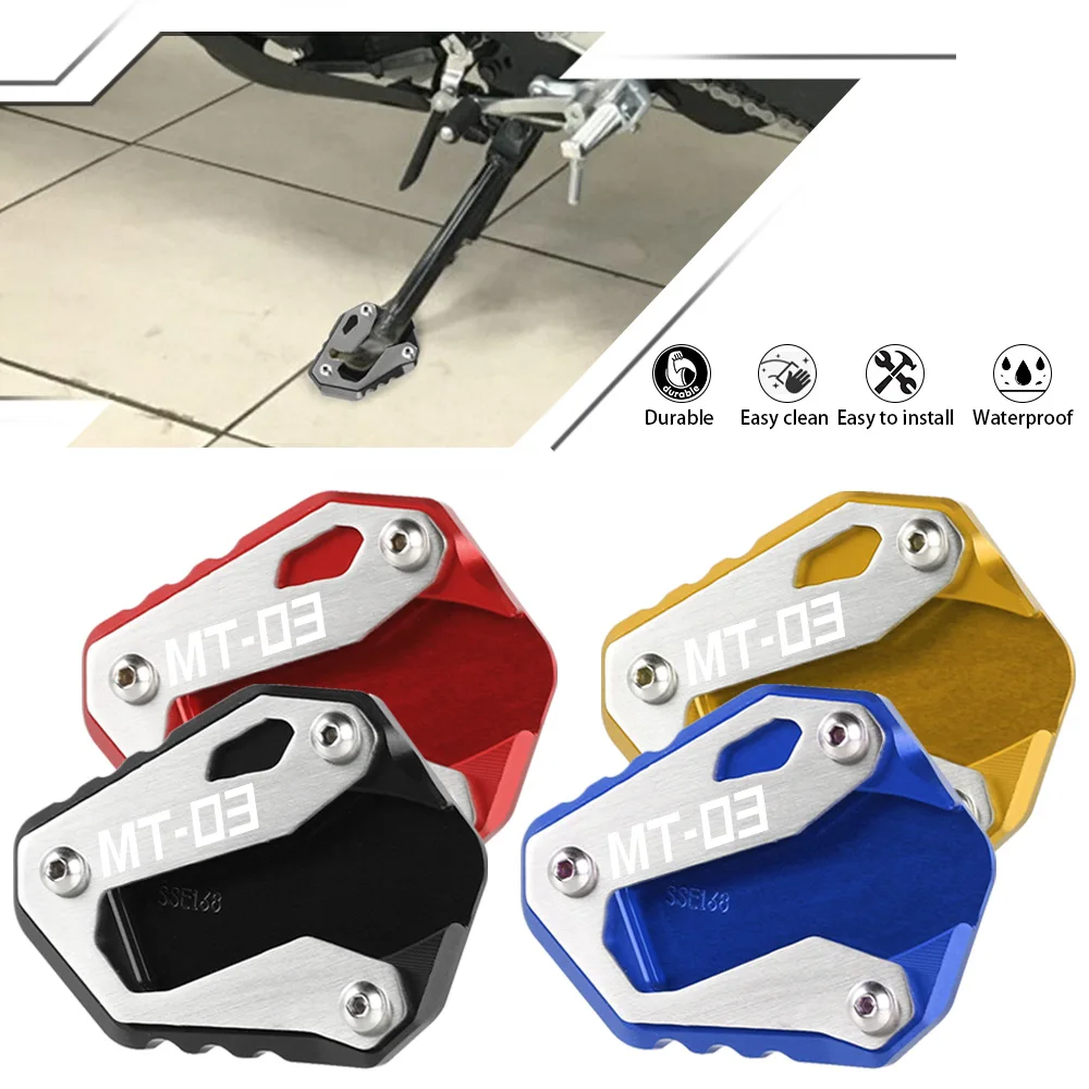 

Motorcycles For Yamaha MT-03 2022 2023 MT03 MT 03 Extension For Side Stand Foot Support Side Stand Enlarged Foot Support Base