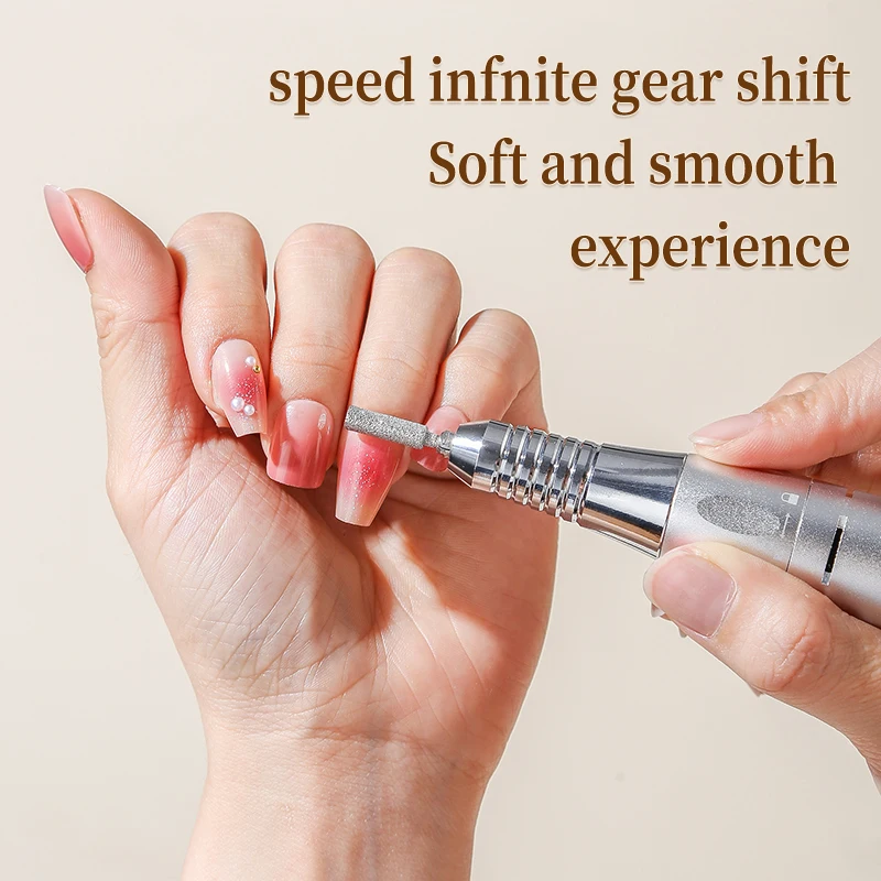 45000 RPM oplaadbare elektrische nagelboorinstallatie Professionele nagelpolijstvijl Geluidsarme polijstmachine voor nagelsalongereedschap